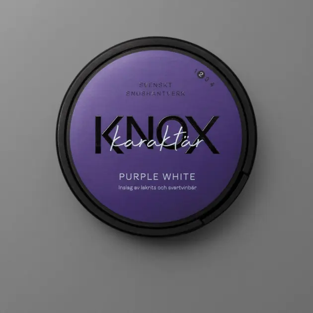 Knox Character Purple White